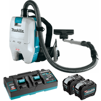 Makita XGT Cordless Backpack Vacuum Cleaner 32mm 40v 8Ah