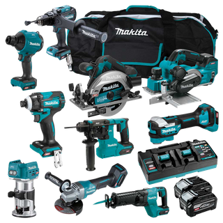 Makita XGT Cordless Combo Kit Brushless 251G 10pc 40V 4Ah