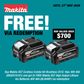 Makita XGT Cordless Combo Kit Brushless 251G 10pc 40V 4Ah
