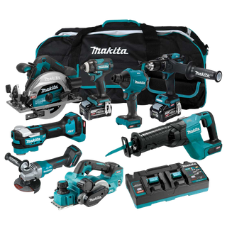 Makita XGT Cordless Combo Kit Brushless 252G 8pc 40V 4Ah