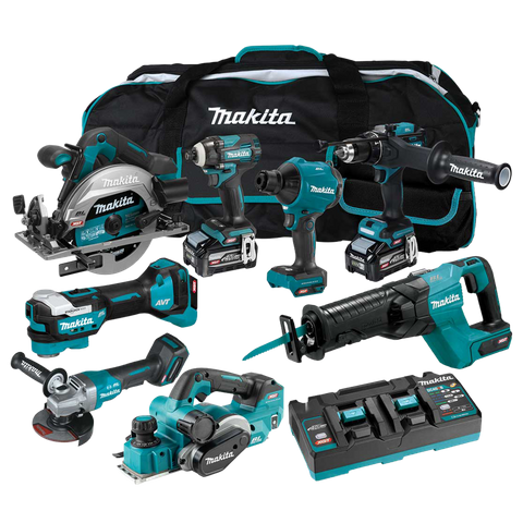 Makita XGT Cordless Combo Kit Brushless 252G 8pc 40V 4Ah