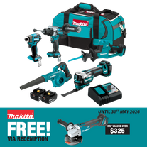 Makita LXT Cordless Combo Kit 5109 5pc 18V 5Ah