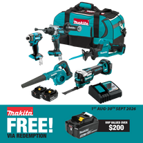 Makita LXT Cordless Combo Kit 5109 5pc 18V 5Ah