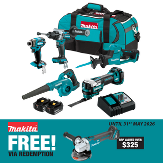 Makita LXT Cordless Combo Kit 5109 5pc 18V 5Ah