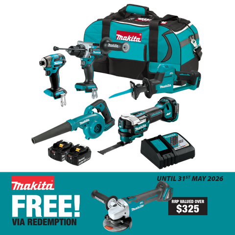 Makita LXT Cordless Combo Kit 5109 5pc 18V 5Ah