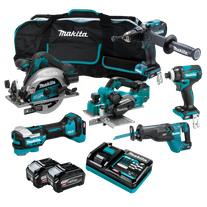 Makita XGT Cordless Combo Kit Brushless 275G 6pc 40V 4Ah