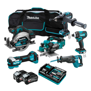 Makita XGT Cordless Combo Kit Brushless 275G 6pc 40V 4Ah