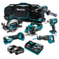 Makita XGT Cordless Combo Kit Brushless 275G 6pc 40V 4Ah