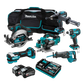 Makita XGT Cordless Combo Kit Brushless 275G 6pc 40V 4Ah