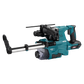 Makita XGT Cordless Hammer Drill 28mm BL SDS+ with Dust Extraction 40v - Skin