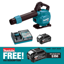 Makita XGT Cordless Blower/Vacuum Brushless 40V 4Ah