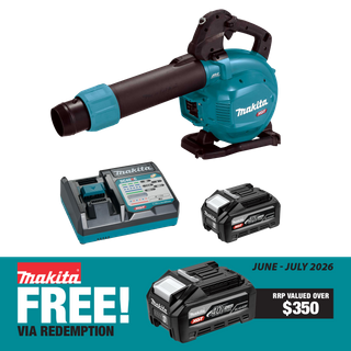 Makita XGT Cordless Blower/Vacuum Brushless 40V 4Ah