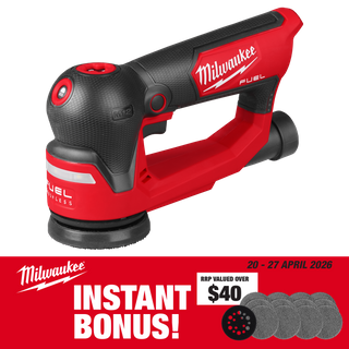 Milwaukee M12 FUEL Random Orbital Sander 75mm 12V -Bare Tool with Bonus 48806405