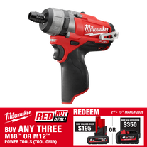 Milwaukee M12 FUEL Cordless Screwdriver Brushless 12V - Bare Tool