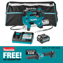 Makita XGT Cordless Grease Gun Brushless 450g 40V 2.5Ah