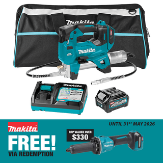 Makita XGT Cordless Grease Gun Brushless 450g 40V 2.5Ah