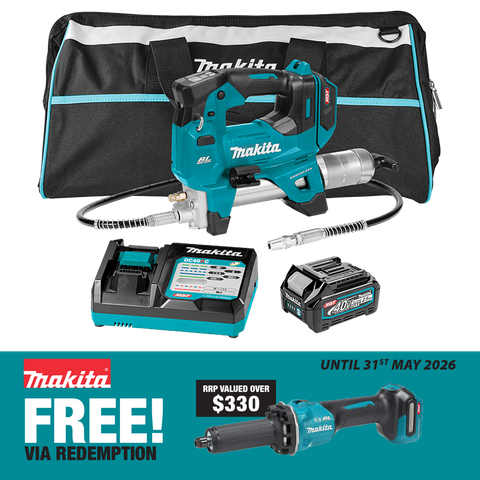 Makita XGT Cordless Grease Gun Brushless 450g 40V 2.5Ah