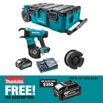 Makita XGT Cordless Rebar Tying 40V 4Ah with MAKTRAK Rolling Tool Chest