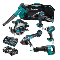 Makita XGT Cordless Combo Kit Brushless 276G 6pc 40V 4Ah