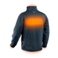 Milwaukee M12 TOUGHSHELL Heated Jacket Blue Small - Skin Only