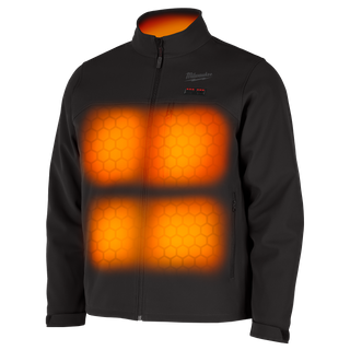 Milwaukee M12 HEXON TOUGHSHELL Heated Jacket Black XLarge - Skin Only