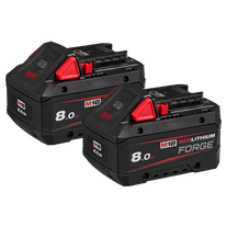 Milwaukee M18 REDLITHIUM FORGE Battery 18V 8Ah 2pk