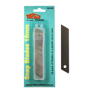 ToolShed Snap Knife Blades 18mm 10pk