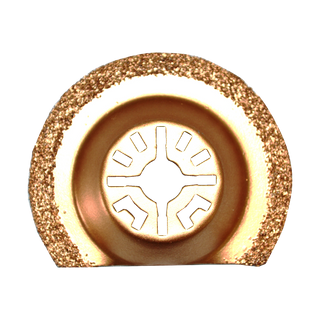 ToolShed Multi Tool Blade Tungsten Carbide Grit Half Moon 64mm