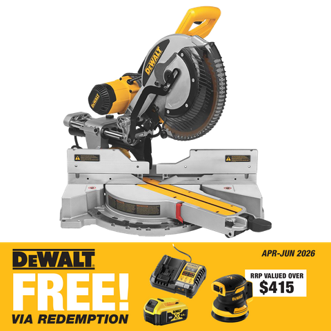 DEWALT Compound Sliding Mitre Saw 305mm
