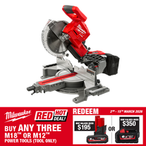 Milwaukee M18 FUEL Cordless Slide Mitre Saw Brushless 254mm - Bare Tool
