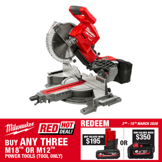Milwaukee M18 FUEL Cordless Slide Mitre Saw Brushless 254mm - Bare Tool
