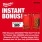 Milwaukee M18 FUEL Cordless Hammer Drill Brushless with BONUS Bit Set