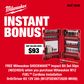 Milwaukee M12 FUEL Cordless Installation Drill/Driver Kit with BONUS