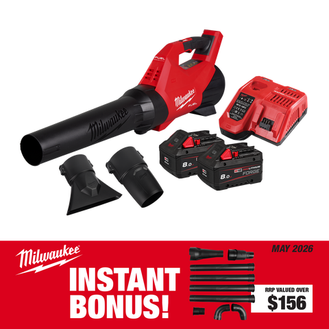 Milwaukee M18 FUEL Cordless Garden Blower Brushless Gen 3 with BONUS