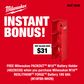 Milwaukee M18 REDLITHIUM FORGE Battery 18V 8Ah with BONUS