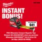 Milwaukee SHOCKWAVE Drill & Driver Bit Set 86pc with BONUS