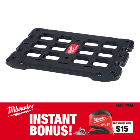 Milwaukee PACKOUT Mounting Plate with BONUS Tape Measure
