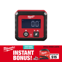 Milwaukee Digital Angle Gauge with BONUS Tape Measure