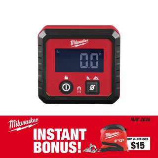 Milwaukee Digital Angle Gauge with BONUS Tape Measure