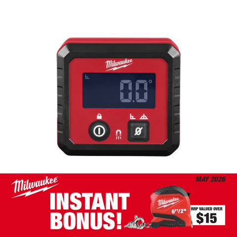 Milwaukee Digital Angle Gauge with BONUS Tape Measure