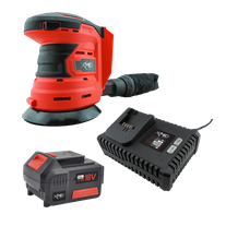 XHD Lithium Starter Kit 18V 4Ah with Orbital Sander 125mm 18V