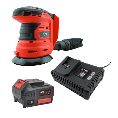 XHD Lithium Starter Kit 18V 4Ah with Orbital Sander 125mm 18V