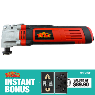 ToolShed Multi Function Tool 400W with 9pc Blade Set