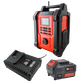 XHD LITHIUM Starter Kit 18V 4Ah with Jobsite Bluetooth Radio 18V