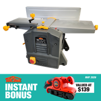 ToolShed Thicknesser/Planer Bench Top with 75mm Belt Sander
