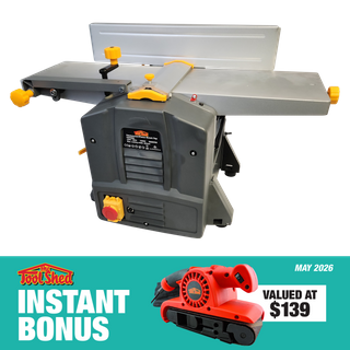 ToolShed Thicknesser/Planer Bench Top with 75mm Belt Sander