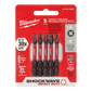 Milwaukee SHOCKWAVE Impact Bits #2 Square 50mm 5pk