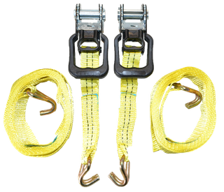 ToolShed Ratchet Tie Down 500kg Twin Pack