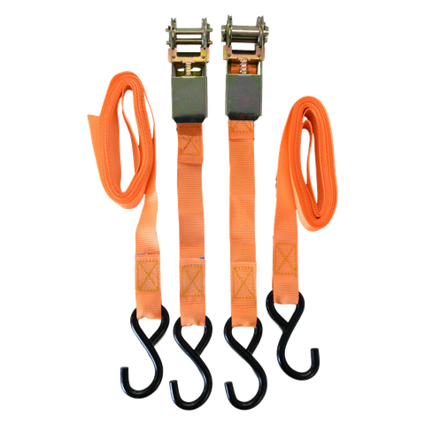 ToolShed Ratchet Tie Down 250kg Twin Pack