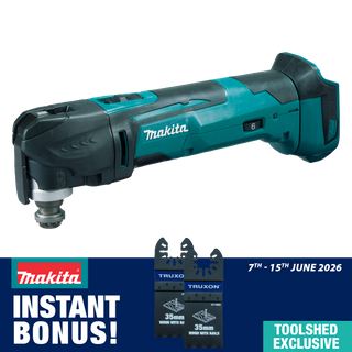 Makita LXT Cordless Multi Tool Quick Change 18V - Skin NO CARTON With Bonus